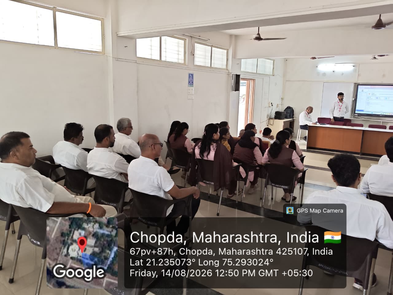 Mahatma Gandhi Shikshan Mandal's Smt. Sharadchandrika Suresh Patil College of Pharmacy, Chopda, organized a Capacity Building Program on MasterSoft Software for teaching and non-teaching staff, succes